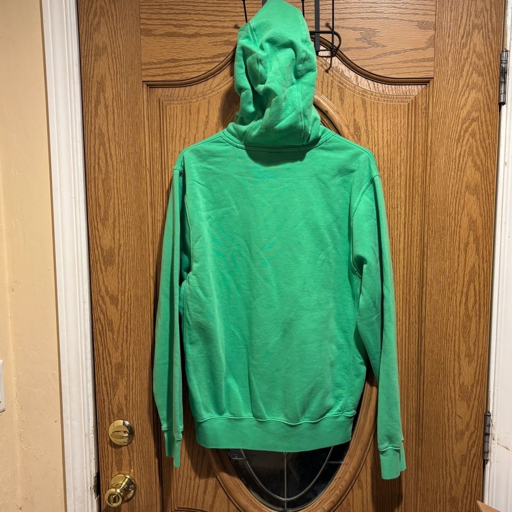 Nike Green Hoodie Sweatshirt Men's Size Small Classic Swoosh Logo Pullover - Picture 2 of 7